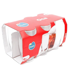 JOGO COPO OCA LD VD 6UN 300ML