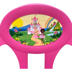 POLTRONA INFANTIL ROSA LABEL PRINCESA PLASNEW