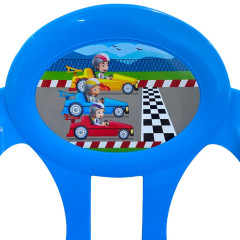 POLTRONA INFANTIL AZUL LABEL CARROS PLASNEW