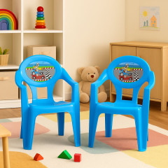 POLTRONA INFANTIL AZUL LABEL CARROS PLASNEW