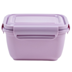POTE PLASTICO RETANGULAR ALTO FLIPLOCK 550ML CORES