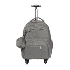 MOCHILA C/RODAS TEEN NYLON GREY