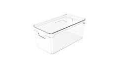 ORGANIZADOR COM TAMPA CLEAR 30X15X13CM TRANSPARENTE