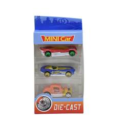 KIT CARRINHOS RADICAL BRINQUEDO 3PCS SORTIDOS ED507470