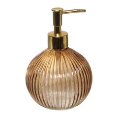 PORTA SABONTE LIQUIDO VIDRO VERSAL 450ML AMBAR