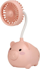 VENTILADOR  DE MESA GATINHO 8X22CM USB CORES  ED508442