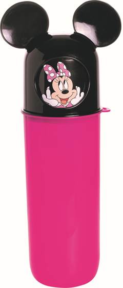 PORTA ESCOVA/ESTOJO PLASTICO MULTIUSO LUDICO MINNIE SORTIDO