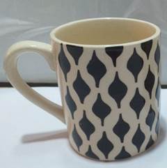 CANECA CERAMICA INDIANA 90ML AZUL ED509026