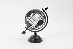 LUMINARIA MESA GLOBO ARAMADO PRETO ED508111