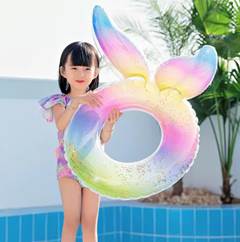 BOIA RABO SEREIA INFLAVEL RED COM GLITTER 90CM ED508447