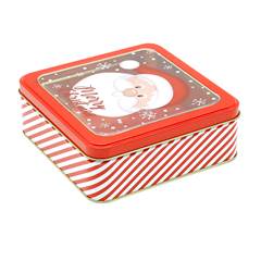 LATA BISCOITO QUADRADA NATAL 15CM ED509238