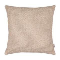 CAPA ALMOFADA TECIDO JEQUIA COM ZIPER INVISIVEL 43X43CM NATURAL BEGE ED508159