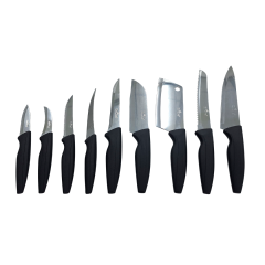 KIT FACAS INOX 9PCS ED508676