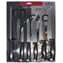 JOGO FACAS INOX DUCHEF 7PCS ED508738