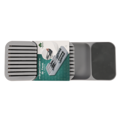 ORGANIZADOR FACAS GAVETA PLASTICO COM BASE DE APOIO ED508774