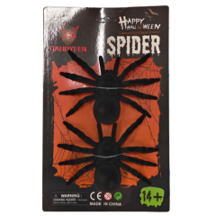 ARANHA BRINQUEDO AVELUDADA PLASTICO 2PCS ED509596