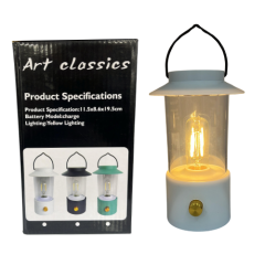 LANTERNA LAMPIAO LED PLASTICO USB CORES ED509415