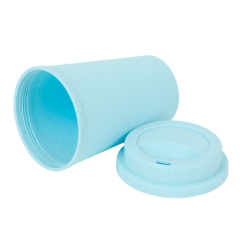 COPO CAFE PLASTICO C/ TAMPA 400ML CORES ED509587