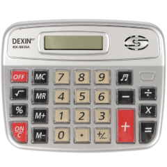 CALCULADORA PLASTICO 8 DIGITOS A PILHA 12CM ED509967