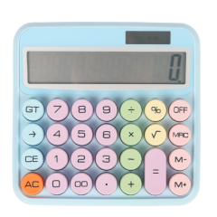 CALCULADORA PLASTICO RETRO COM BOTAO COLORIDO A PILHA 15CM SORTIDO ED509966