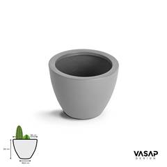 VASO CONE BAIXO RED PLAST N22 CZ