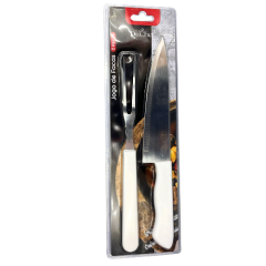 KIT CHURRASCO DUCHEF CABO PLASTICO 2PCS ED509012