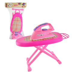 KIT PASSADEIRA BRINQUEDO FERRO TABUA PASSAR INFANTIL CORES SORTIDA
