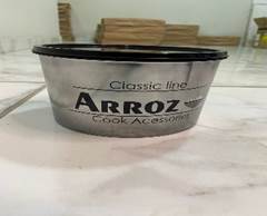 POTE PLASTICO ARROZ LABINOX 2L CINZA DECORADO