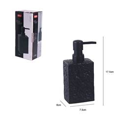 PORTA SABONETE LIQ QUAD CER 350ML PT