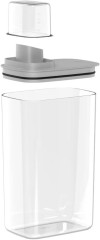 DISPENSER SABAO AMACIANTE FLOW PLASTICA QUADRADO C/ TAMPA MEDIDORA 2,3L BEGE