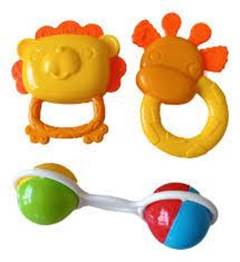 CHOCALHO PLASTICO INFANTIL MAR 3PC ED509759