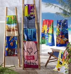 TOALHA BANHO BEACH 70CMX1,40M SORT