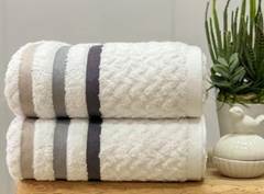 TOALHA BANHAO JACQ TRENTO 80CMX1,50M BR