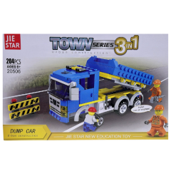 BLOCO MONTAR CAMINHAO CONTRUCAO 3 EM 1 204PCS ED509923