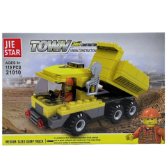 BLOCO MONTAR 3 EM 1 CAMINHAO CONSTRUCAO119PCS ED509924