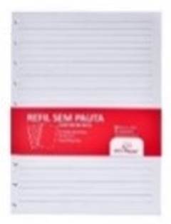 REFIL CADERNO DISCO COM PAUTA 50FLS