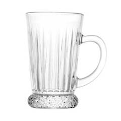 TACA CAPUCCINO VIDRO C/ ALCA DELI 210ML