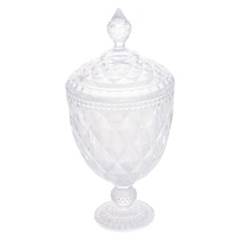 POTICHE C/ PE CRISTAL DIAMOND 15X32CM TRANSPARENTE