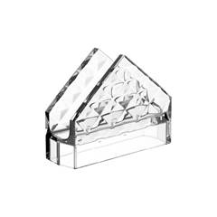 PORTA GUARDANAPO CRISTAL DIAMOND 14X11CM