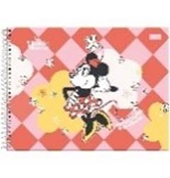 CADERNO CARTOGRAFIA 80FLS CD MINNIE VINT