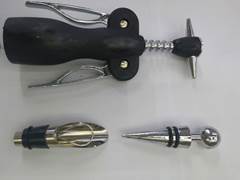 KIT ABRIDOR DE VINHO INOX 3 PECAS ED510230