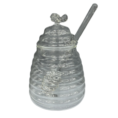 MELEIRA COLMEIA VIDRO BOROSSILICATO C/ PEGADOR 350ML ED510138