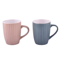 CANECA CERAMICA LISTRA 300ML CORES SORTIDAS ED509804