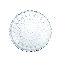 CENTRO DE MESA ANGELICA DE VIDRO 32X8CM