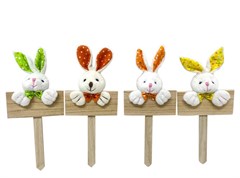 PLACA COELHO MAD PIASTRA 13X8CM SORT