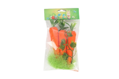 ENFEITE PASCOA CENOURA ISOPOR 3PCS ED510321