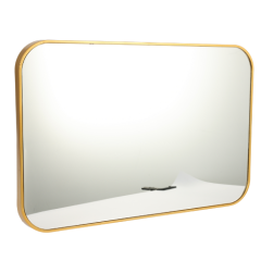 ESPELHO RETANGULAR PAREDE PLASTICO 59CM CORES ED510287