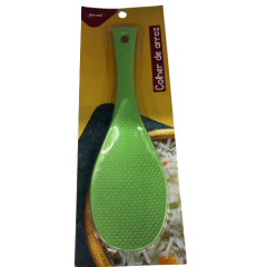 COLHER ARROZ PLASTICA 25CM CORES ED510411