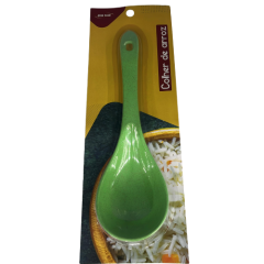 COLHER ARROZ PLASTICA 24CM CORES ED510412