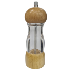 MOEDOR SAL PIMENTA ACRILICO MADEIRA18CM ED510417